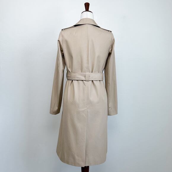 J. Crew Icon Khaki Water-Repellent Belted Trench Coat - Picture 10 of 16